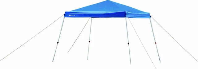 Ozark Trail 10' x 10' Instant Slant Leg Canopy, Blue, outdoor canopy