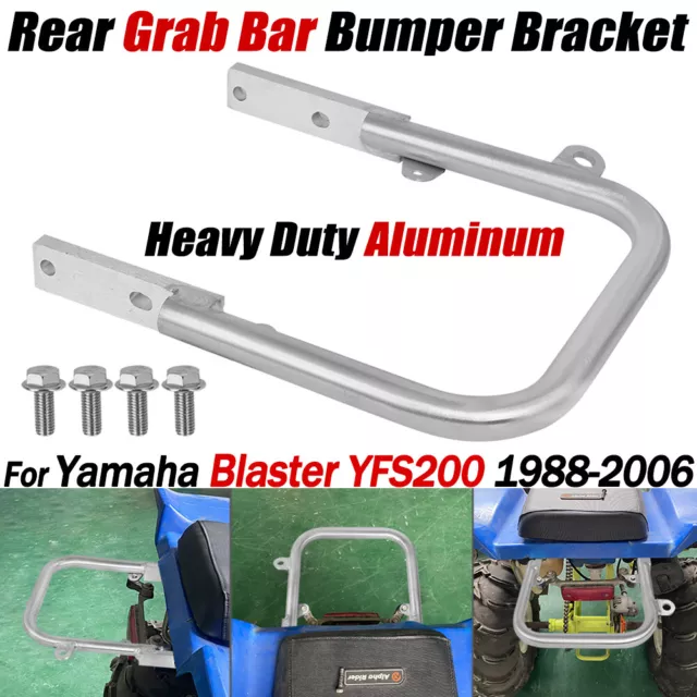 Aluminum Rear Grab Bar Back Bumper Bracket for Yamaha Blaster YFS 200 1988-2006