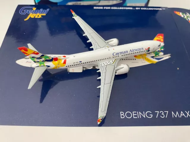 1:400 Gemini Jets Cayman Airways Boeing 737-8 MAX