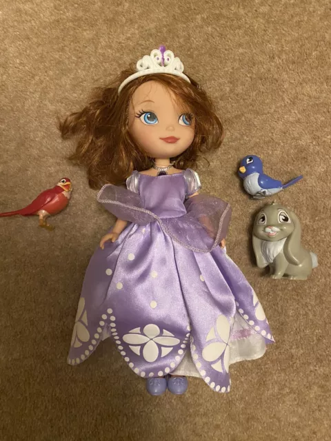 Sofia The First Talking Doll And Animals Disney Princess Great Condition