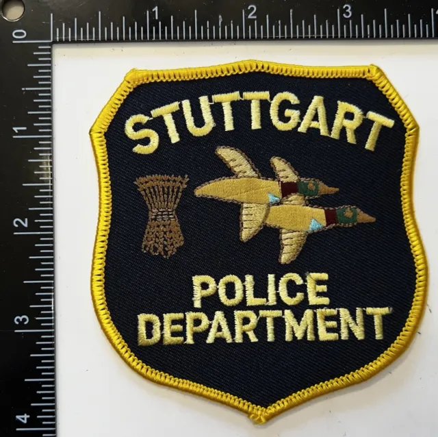 VINTAGE OBSOLETE Stuttgart Arkansas AR Police Patch