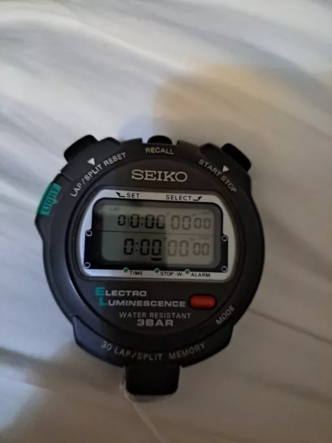 SEIKO Watch SO34-4000 Stopwatch From Japan