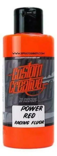 Custom Creative Solvent-Based Racing Fluorescents Power Red 150ml
