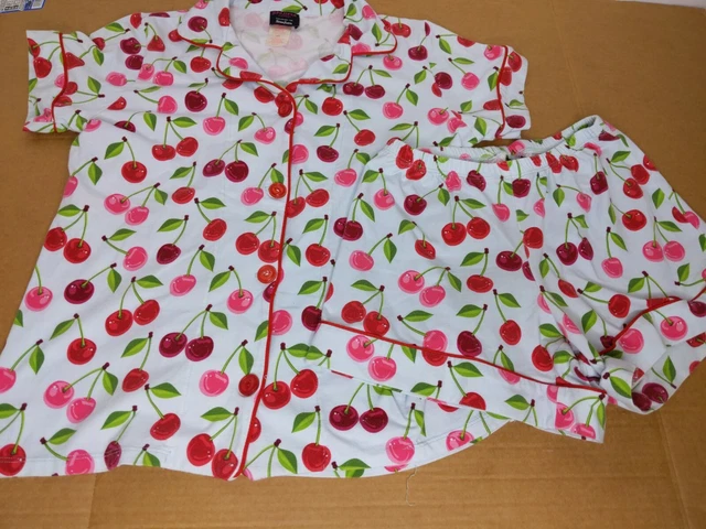 Bed Head Neiman Marcus Sweet Cherry Printed Shorty Pajama Set Sz XS Bed Head Neiman Marcus Sweet Cherry Printed Shorty Pajama Set Sz XS