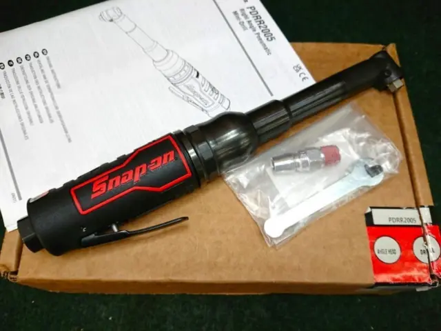 Snap-on PDRR2005 Mini Right Angle Air Drill Red Import From Japan