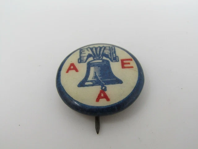 Aea Liberty Bell Spilla Vintage Antico