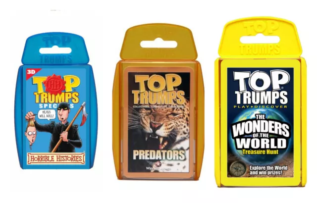 Top Trumps Card Game-Choose Your Favourite Trump Latest Designs