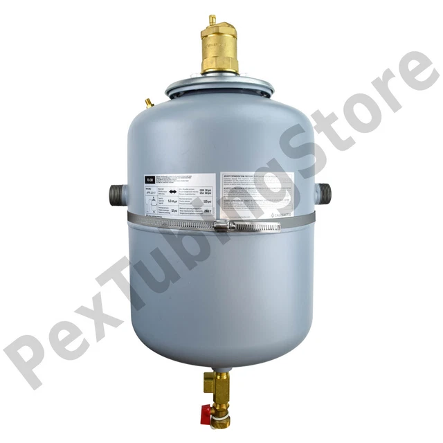 TO30 3in1 Flow Through Expansion Tank (4.8 Gal), Air Eliminator and Dirt Separat