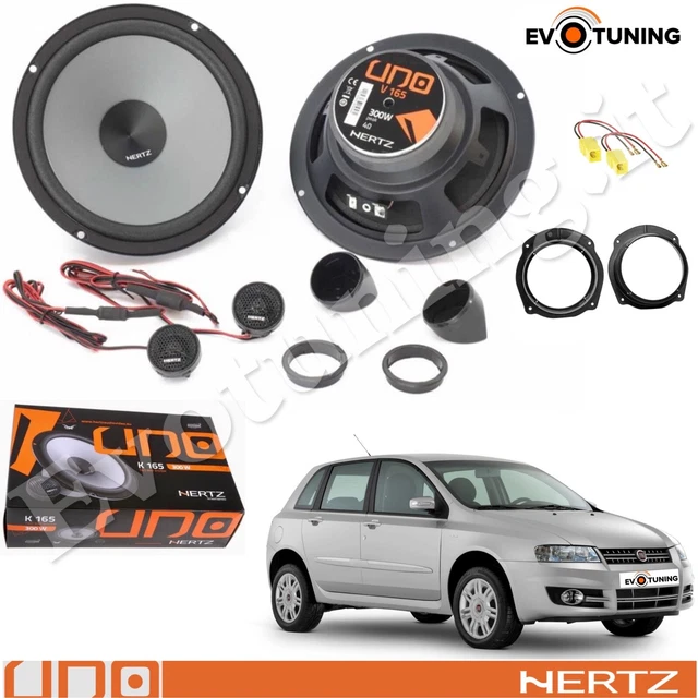 Coppia Altoparlanti Hertz K165 16.5cm 300W | Per Fiat Punto Anteriore | Con Kit Installazione E Tweeter - Foto 7