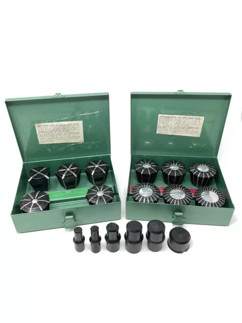 Jacobs Rubber-Flex Collets Sets J910 - J920 (1/16 - 1-3/8) Excellent Condition!