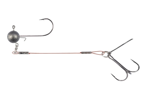 Balzer Shirasu Hecht System mit Jighead 7,5cm 7/0 5g 10g 15g 20g Hechtsystem NEW