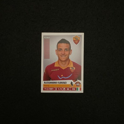 ALESSANDRO FLORENZI-ROMA-ROOKIE-STICKER-CALCIATORI PANINI-2012/2013-N.386-NEW 