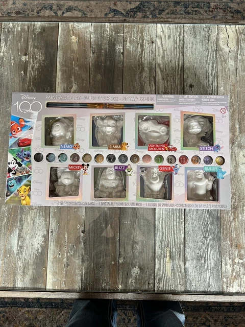 DISNEY CORE 100TH Anniversary Paint & Display Activity Figure Set ...