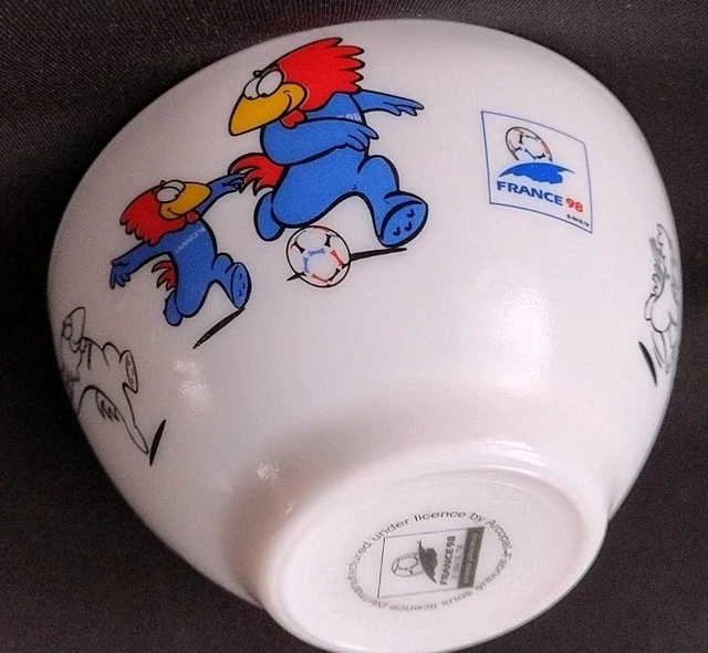 Set De Gobelets Officiel France 98 Footix Par Luminarc - Collection Coupe Du Monde FIFA