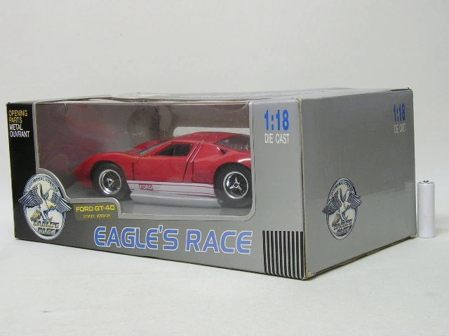 Eagle Race Ford 1/18 Gt40 Red Die-Cast