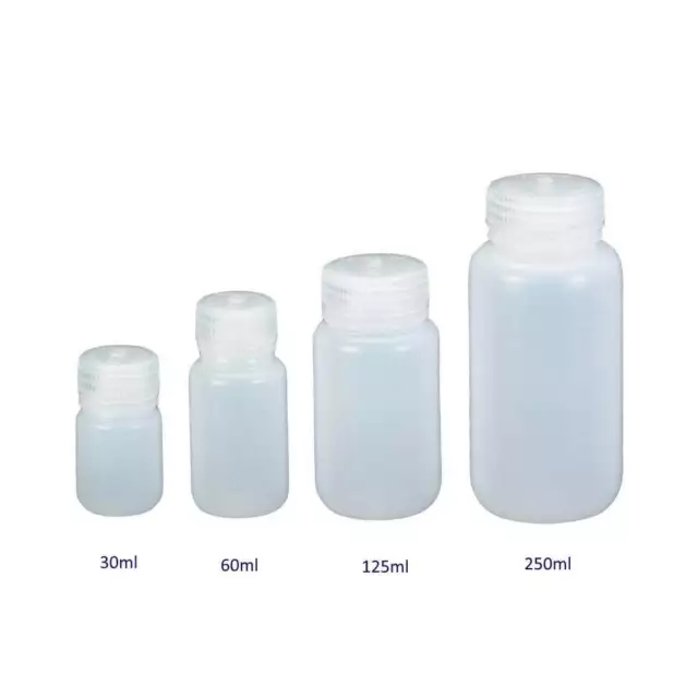 Nalgene HDPE Wide Mouth Round Container 30ml to 250ml
