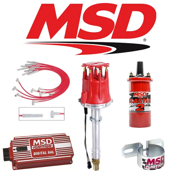 MSD COMPLETE IGNITION Kit Digital 6AL/Distributor/Wires/Coil BBC
