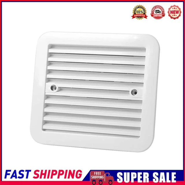 Silent 12V Fridge Vent with Fan for RV Trailer Caravan Side Air Ventilation Fan