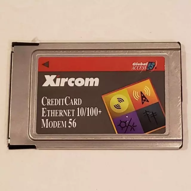 Cem56-100 Xircom Creditcard Ethernet 10/100+ Modem 56 3
