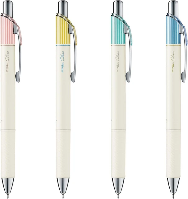 Pentel Gel Ink Ballpoint Pen Energel Crena 0.5mm 4pcs AMZ-BLN75LST 0.5mm