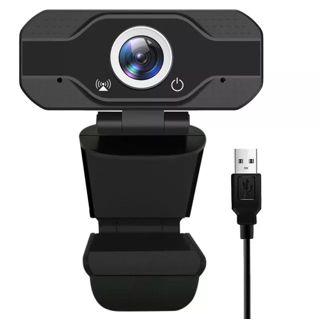 Camara Web Full HD 1080P Con Micrófono Webcam USB Video llamada Clip Universal