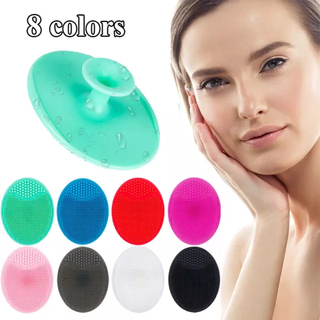 Face Scrubber Soft Silicone Facial Cleansing Brush Face Exfoliator Scrub