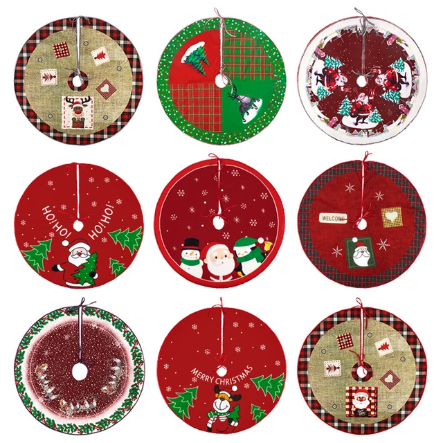 Gonna albero di Natale design stringato albero di Natale gonna fiocco di neve Natale