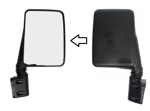 Specchietto Retrovisore Sinistro Per Fiat Ducato 1981-1990 - Manuale, Nero, Ricambio Compatibile - Foto 5