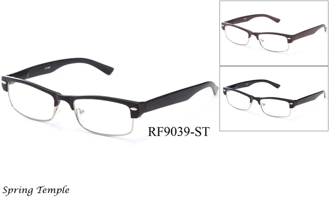 Lunettes De Lecture Grossissantes - Cadre Rond Style 'Trou De Serrure' - Charnière à Ressort - Unisexe
