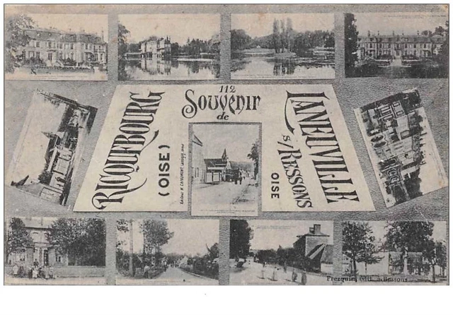 60 . n° 45040 . ricquebourg.laneuville s ressons . souvenir