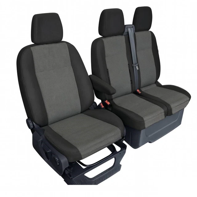 TAILORED FORD TRANSIT CUSTOM 2013-2023 QUILTED DRIVER VAN SEAT COVER