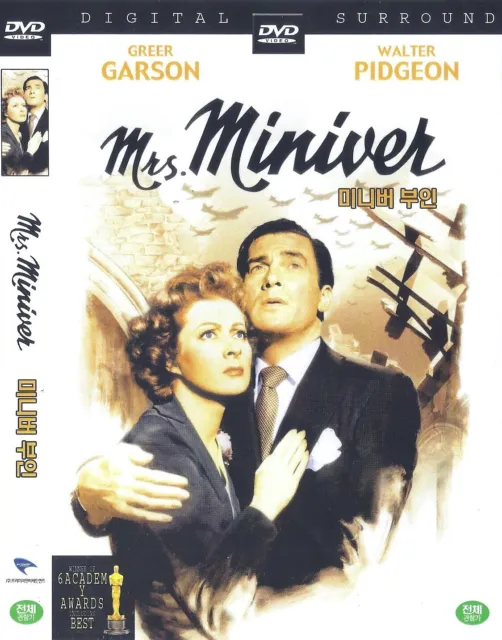 Mrs. Miniver (1942) Greer Garson / Walter Pidgeon DVD NEW *SAME DAY SHIPPING*