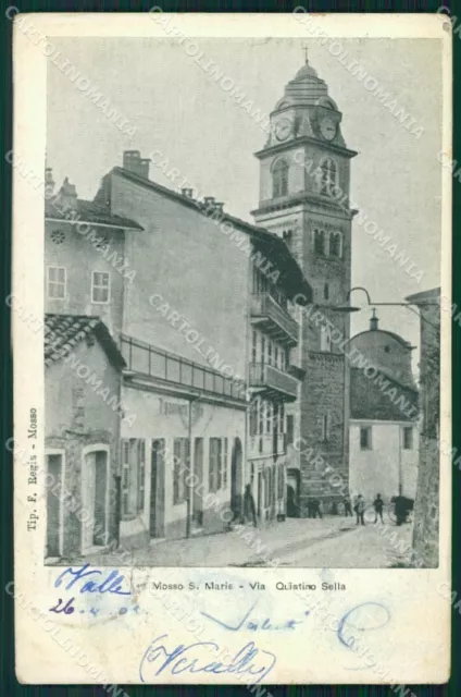 Biella Valle Mosso Santa Maria postcard VK0888