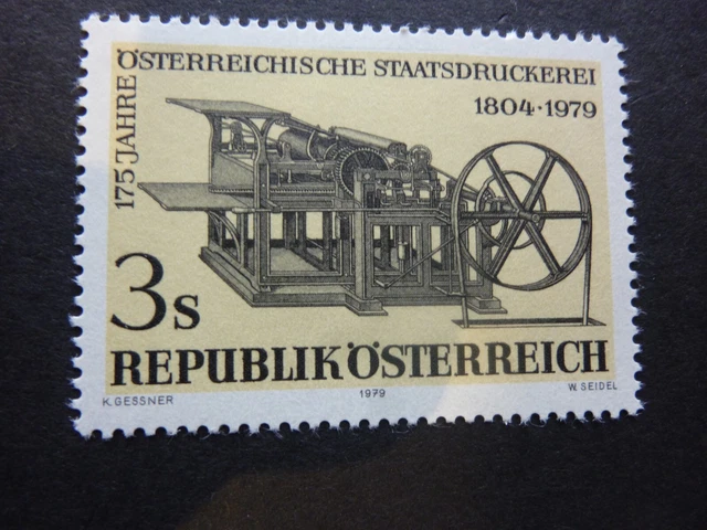 Österreich Mi Nr. 1620 postfrisch 175 Jahre Österr. Staatsdruckerei  1979