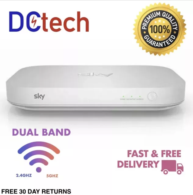 Sky Q Wireless & Ethernet Booster Wifi Extender Model Ee120