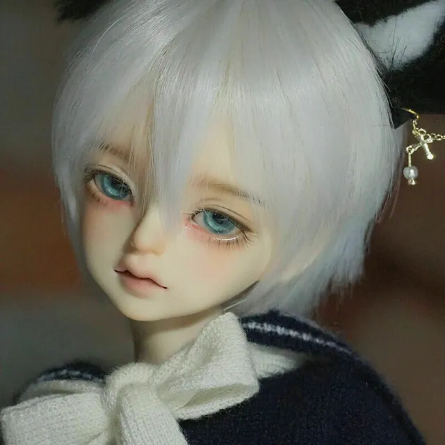 1/4 BJD MSD Doll Male Boy Bare Resin Ball Jointed Doll + Eyes + Face Makeup Gift