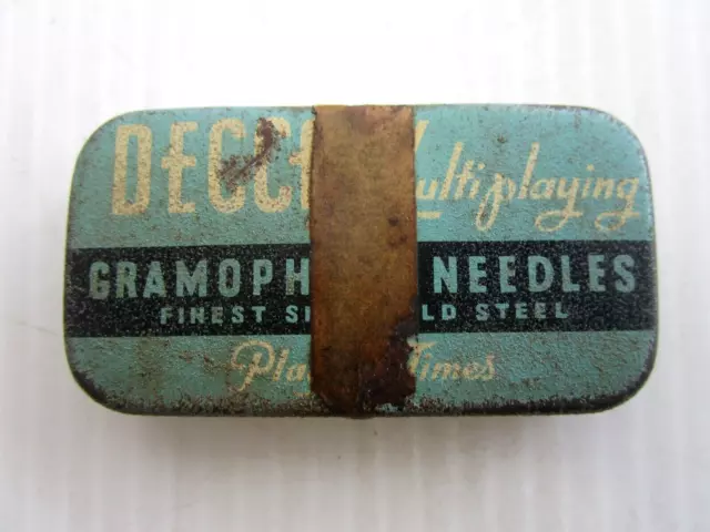 Gramophone Needle Tin - Decca Multi Playing  Tin  - Buy It Now