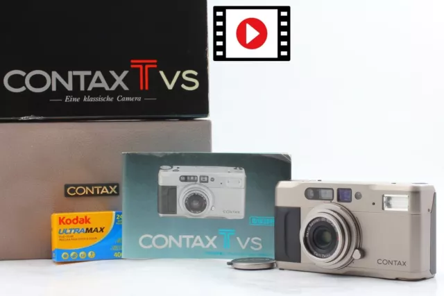⏯[Opt. NEUWERTIG im Karton] Contax TVS Carl Zeiss Lens Point & Shoot 35mm...