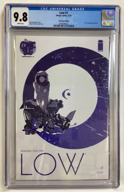 Low #1 - CGC 9.8 - Image - 2014 - "The Comic Bug" variant cover art!