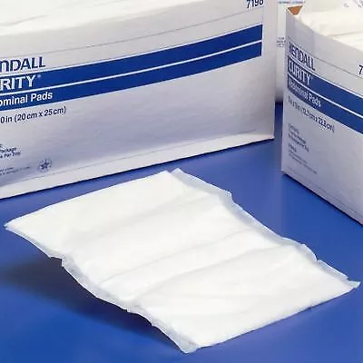 Dermacea Abdominal Pad NonWoven/Fluff 8'' X 10'' Sterile -72/Pack