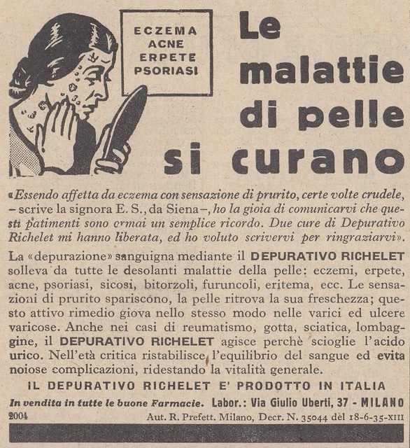 Y3772 RICHELET purifier - Vintage advertising - 1937 vintage advertising