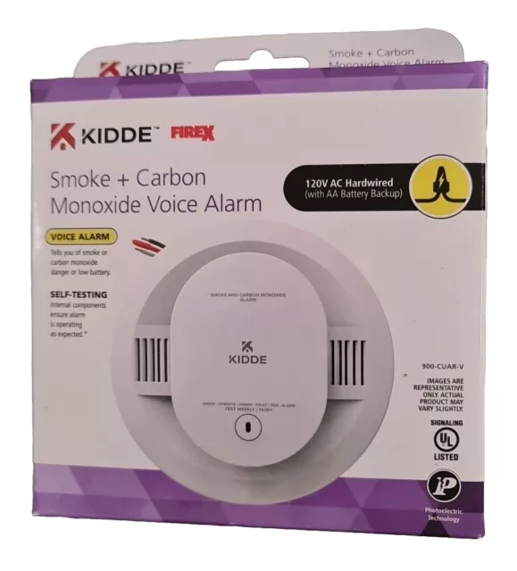 *BRAND NEW* - Kidde/Firex 900-CUAR-V Carbon Monoxide Fire Smoke Voice Detector