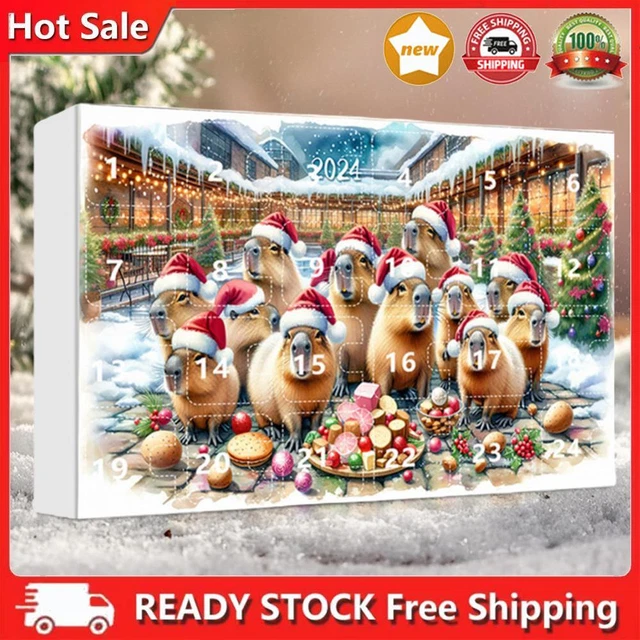 Calendrier De L'Avent Capybara 2025, Décorations De Noël En