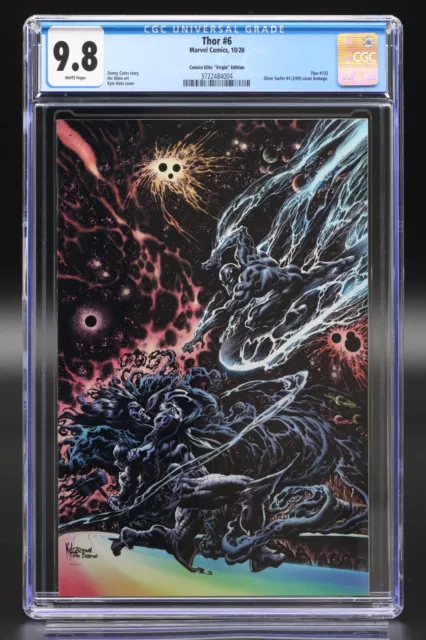 Thor (2020) #6 Kyle Hotz CE Virgin Homage SS #4 CGC 9.8 Blue Label White Pages