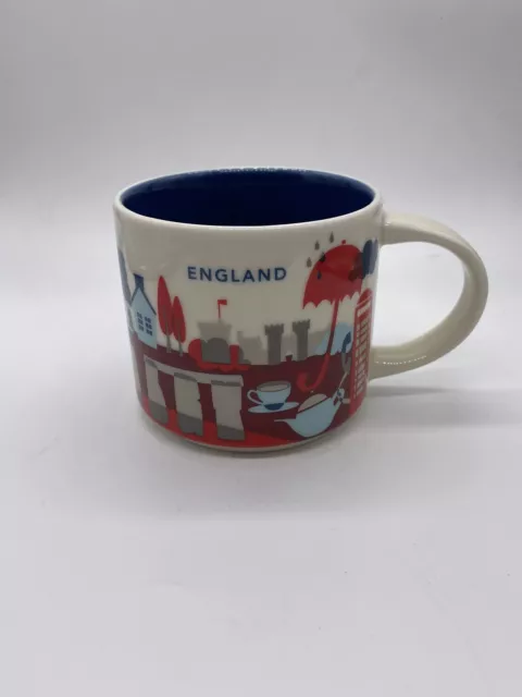 Starbucks ENGLAND Coffee Cup Mug - You Are Here Series - 14 oz.  2019