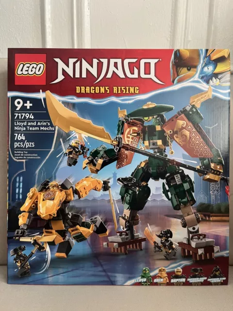 LEGO Nuevo Set Ninjago Lloyd and Arin's Ninja Team Mechs 71794