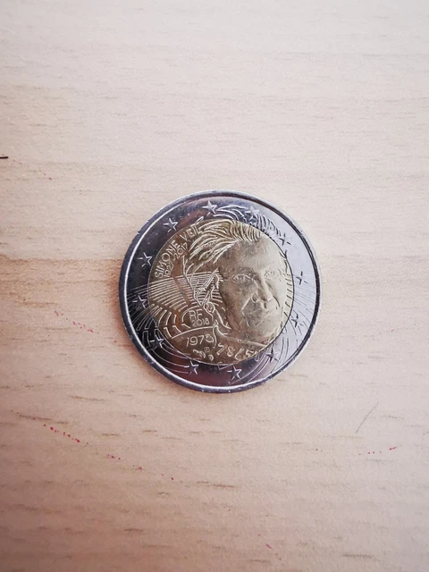 Pièce de 2 euros très rare Simone Veil Édition 2018