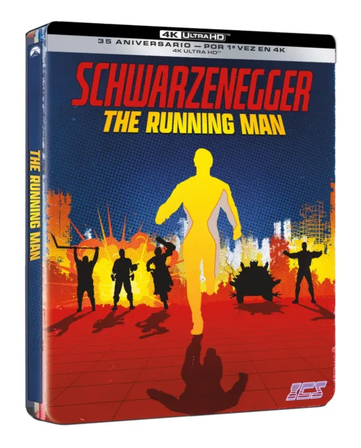 Perseguido (Steelbook) (4K UHD) [Blu-ray] 1987 The Running Man