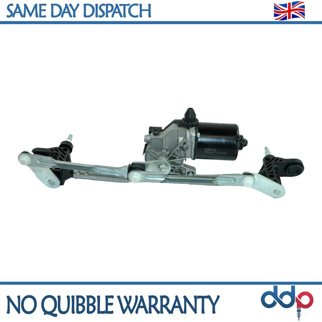 Motore tergicristallo anteriore 12 V + set di collegamento per Abarth 500C / 595C / 695C 1.4