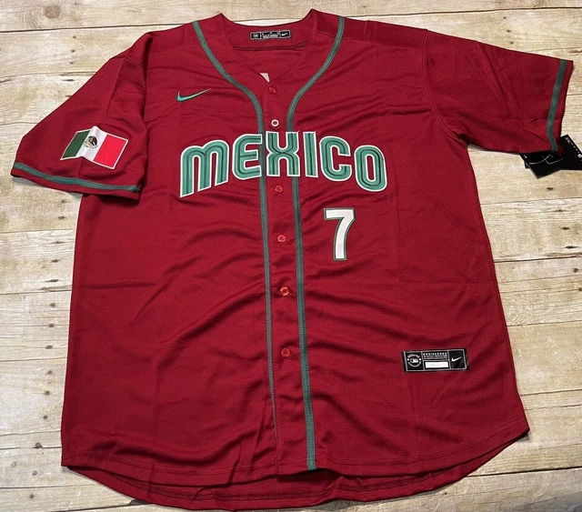 MENS 2023 MEXICO Julio Urias World Baseball Classic Red Brand New